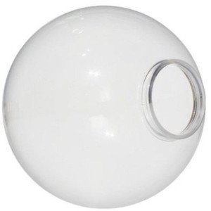 LBS Lighting Replacement Clear 10" Outdoor Polycarbonate Globe Cover 4" Lip