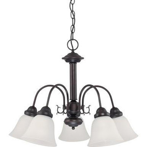 Nuvo Lighting Nuvo 60-3141 Mahogany Bronze 5 Light Ceiling Mount Fixture 