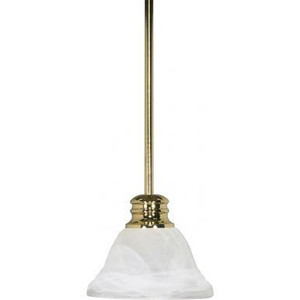 Nuvo Lighting Nuvo 60-367 Polished Brass Ceiling Mount Fixture 