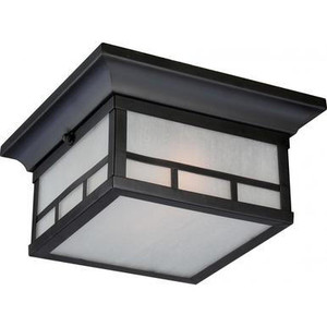 Nuvo Lighting Nuvo 60-5606 Stone Black 2 Light Ceiling Mount Fixture 