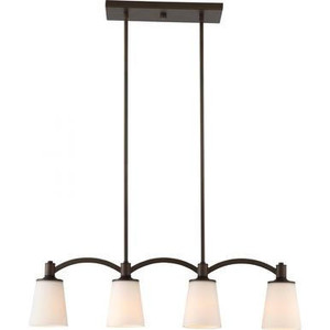 Nuvo Lighting Nuvo 60-5975 Forest Bronze 4 Light Ceiling Mount Fixture 