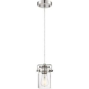 Nuvo Lighting Nuvo 60-6734 Polished Nickel Ceiling Mount Fixture 