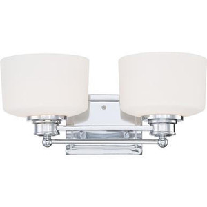 Nuvo Lighting Nuvo 60-4582 Polished Chrome 2 Light Wall Mount Fixture 