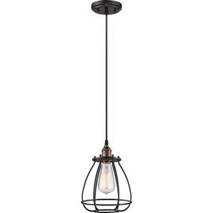 Nuvo Lighting Nuvo 60-5501 Rustic Bronze Ceiling Mount Fixture 