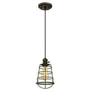 Westinghouse Lighting Westinghouse 6323600 Nolan Indoor Mini Pendant with Turn Knob 