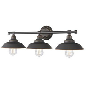 Westinghouse 6344900 Iron Hill Three-Light Indoor Wall Fixture