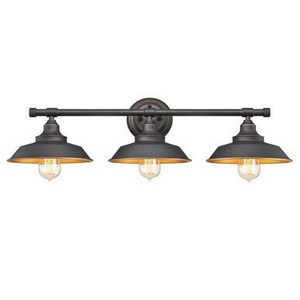 Westinghouse 6343400 Iron Hill Three-Light Indoor Wall Fixture