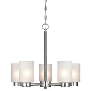 Westinghouse Lighting Westinghouse 6227400 Sylvestre Five-Light Indoor Chandelier 