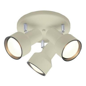 Westinghouse Lighting Westinghouse 6632600 Three-Light Indoor Multi-Directional Flush-Mount Ceiling Fixture 