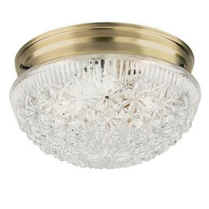 Westinghouse Lighting Westinghouse 6661000 Two-Light Indoor Flush-Mount Ceiling Fixture 