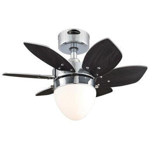 Westinghouse Lighting Westinghouse 7236900 Origami 24-Inch Indoor Ceiling Fan with Dimmable LED Light Fixture 
