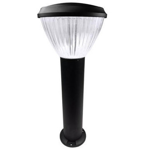 LBS Lighting Modern Black Outdoor LED Bollard Path Light 5000K 