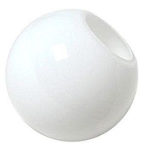 LBS Lighting 10" White Plastic Light Globe with 5.25" Neckless Opening 