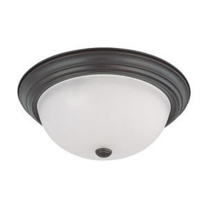 Satco 60-3147 3 Light 15" Flush Mount