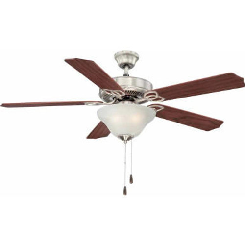 Volume Lighting Volume V6123-33 52" Brushed Nickel Ceiling Fan 