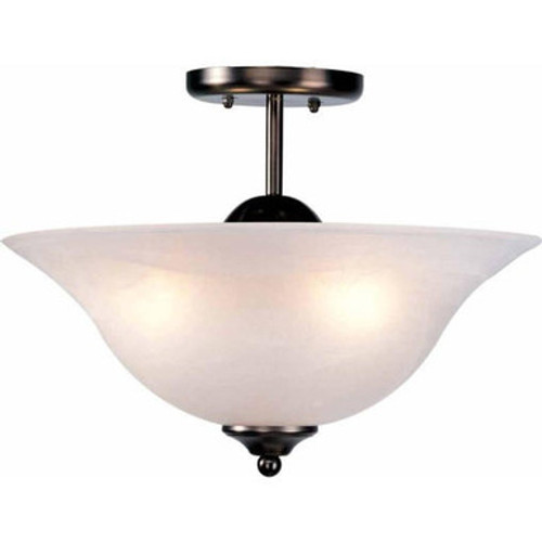  Volume Lighting V2443-79 Minster 3-light Antique Bronze Semi-Flush Ceiling Mount