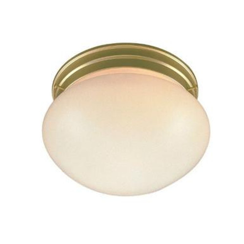 Volume Lighting Volume V7006-2 Polished Brass Flush Mount Ceiling Light Fixture 