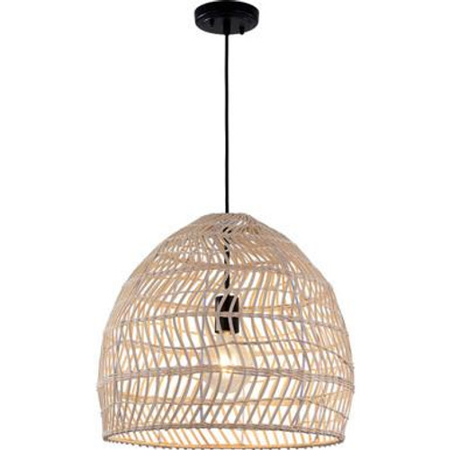 Volume Lighting Volume V2101-5 Black Island Basket Pendant Light Fixture 