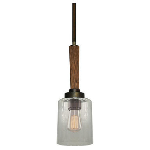 Artcraft Lighting Artcraft AC10141BB Legno Rustico Burnished Brass Pendant Fixture 