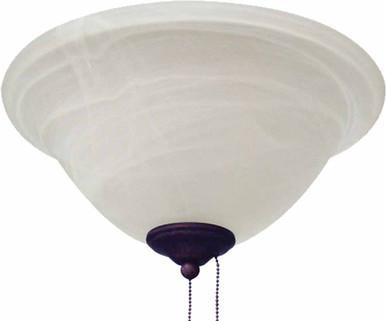 Volume Lighting Volume 0902-79 Antique Bronze Ceiling Fan Light Fixture 