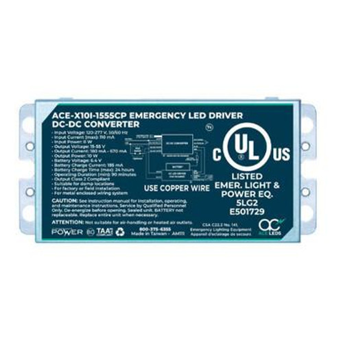 ACE LEDS Ace ACE-X10i-1555CP Isolated Backup LED Driver DC Converter 