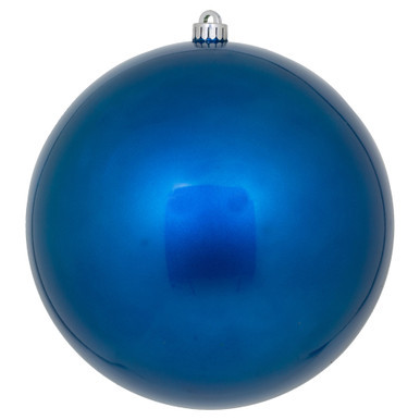 Vickerman N592502DCV - Blue Ball Ornament