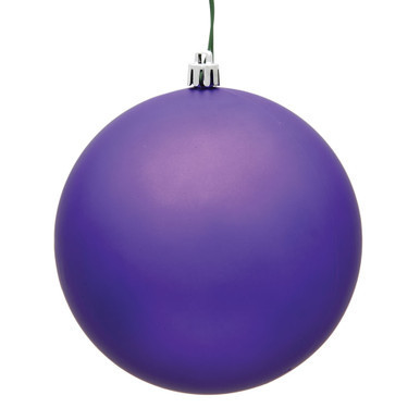 N596866M Vickerman - 3 in Purple Matte Ball Christmas Ornament - 32 Pack