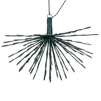 X21G167 Vickerman - 24 Inch Outdoor Yellow LED Starburst Christmas Light - Green Frame