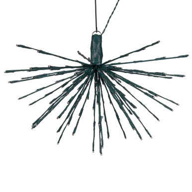 X21G161 Vickerman - 24 Inch Outdoor Warm White LED Starburst Christmas Light - Green Frame