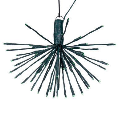 X21G084 Vickerman - 16 Inch Outdoor Green LED Starburst Christmas Light - Green Frame