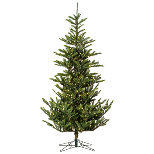 Vickerman 10' Alberta Spruce Artificial Christmas Tree Warm White Dura-lit LED Lights