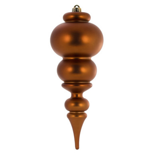 Vickerman N150688DMV - Copper Finial Ornament