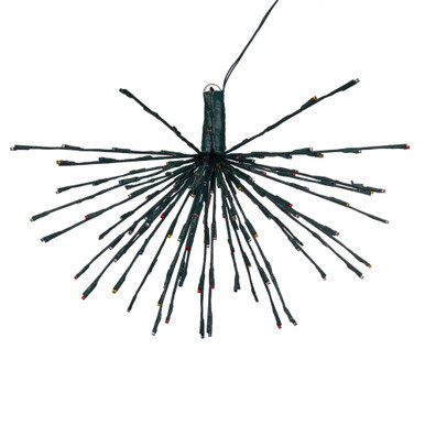 X21G160 Vickerman - 24 Inch Outdoor Multi-Color LED Starburst Christmas Light - Green Frame