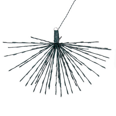 X21G241 Vickerman - 32 Inch Outdoor Warm White LED Starburst Christmas Light - Green Frame