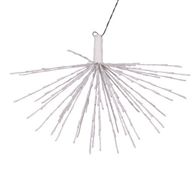 X21W241 Vickerman - 32 Inch 240-Light Outdoor Warm White LED Starburst Christmas Light - White Wire