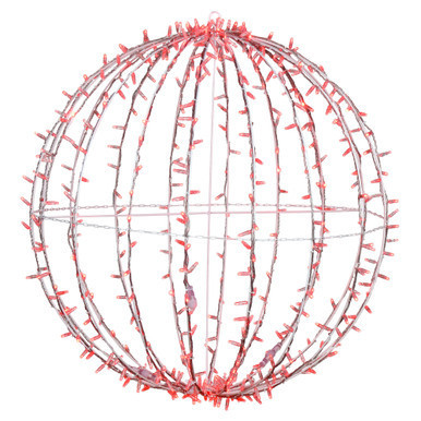 X40LED03 Vickerman - 40 Inch Outdoor Red LED Christmas Light Sphere