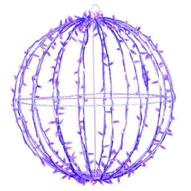 X30LED06 Vickerman - 30 Inch Outdoor Purple LED Christmas Light Sphere