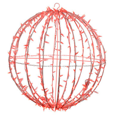 X30LED03T Vickerman - 30 Inch Outdoor Red LED Christmas Light Sphere