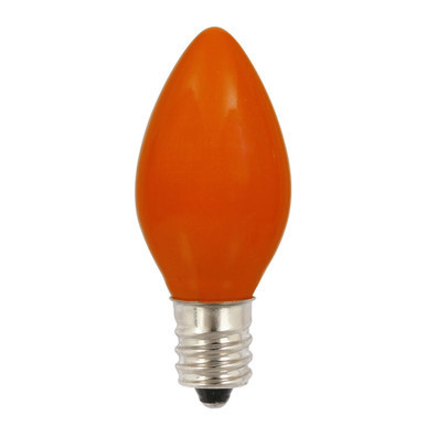 V471757-25 Vickerman - Orange Incandescent C7 Christmas Bulbs - 25 Pack