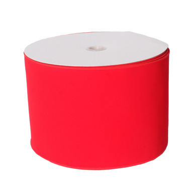 Q206236 Vickerman - 6 in x 50 yd Red Velvet Wired Decorative Ribbon