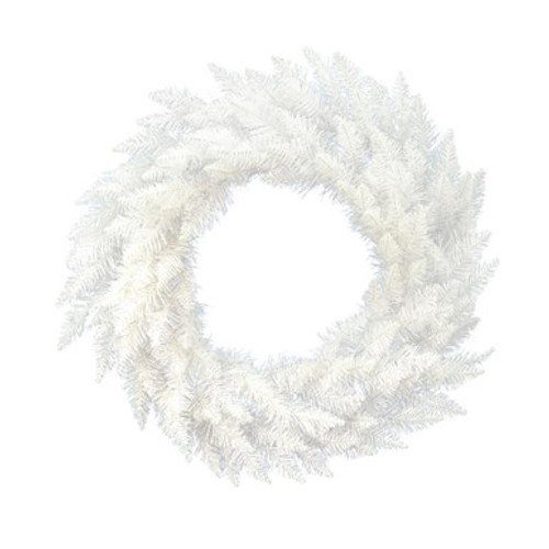  Vickerman A104236 36" Sparkle White Wreath 195Tips