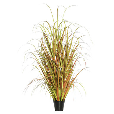 Vickerman 60"  PVC Artificial Potted Mixed Brown Grass