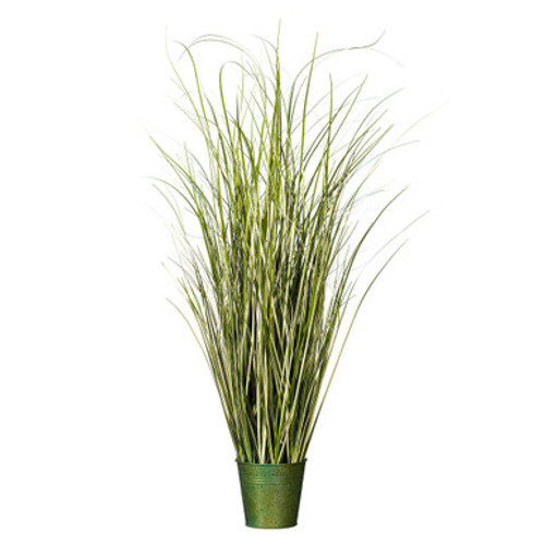 Vickerman 37" Artificial Potted Native Green Grass