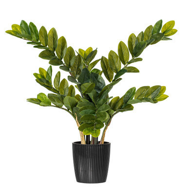 TB170901 Vickerman - 28 in Green Zamifolia Artificial Bush - Potted