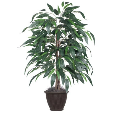 TBU2840-RB Vickerman - 4 in Green Mango Artificial Bush