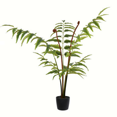 Vickerman 3' Artificial Potted Leather Fern