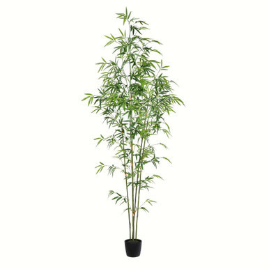 Vickerman 6' Artificial Potted Mini Bamboo Tree