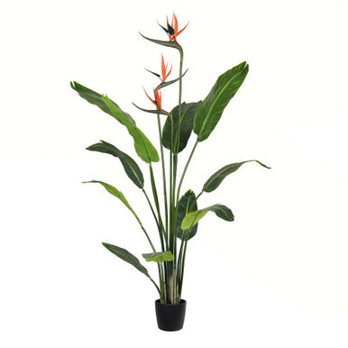 Vickerman 4' Artificial Potted Bird of Paradise Palm Tree