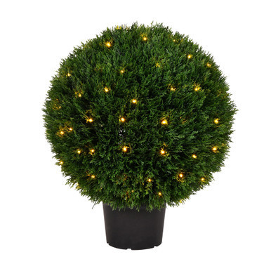 Vickerman 24" Artificial Green Cedar Ball