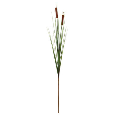 Vickerman 42" Artificial Green Straight Grass and Cattails